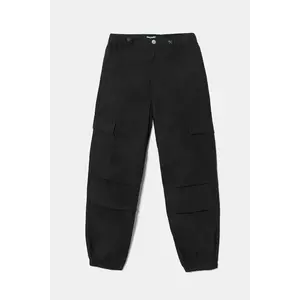 United Colors of Benetton pantaloni copii culoarea negru, neted, 4L2VCF046 imagine