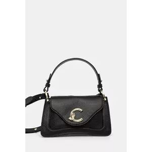 Coccinelle poseta de piele culoarea negru, E1 SSL 18 04 01 imagine