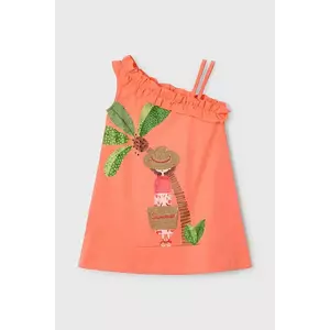 Mayoral rochie fete culoarea portocaliu, mini, dreaptă, 3937 imagine