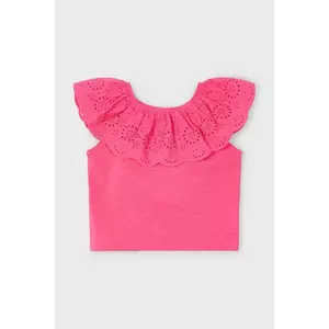 Mayoral tricou de bumbac pentru copii culoarea roz, 3012 imagine
