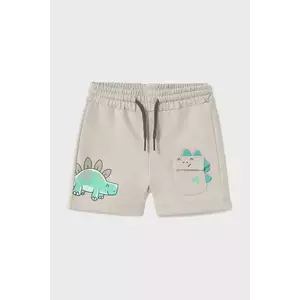 Mayoral pantaloni scurti copii culoarea gri, talie reglabila, 1242 imagine
