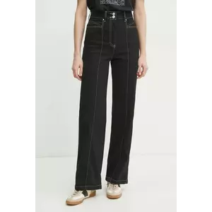 BOSS Orange jeansi femei, culoarea negru, 50531036 imagine