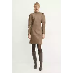 Bruuns Bazaar rochie culoarea maro, mini, mulată, BBW4319 imagine