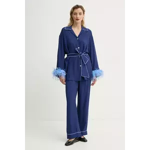 The Sleeper pijama femei, culoarea albastru marin, MCSP03P004F imagine