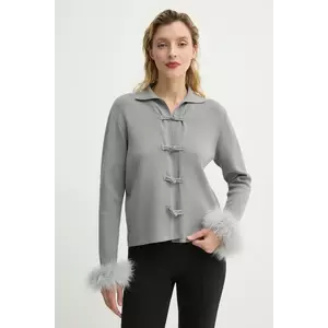 The Sleeper cardigan femei, culoarea gri, light, CRCG09P011F imagine