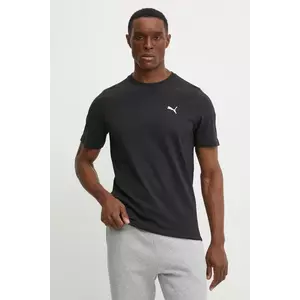 Puma tricou barbati, culoarea negru, neted, 682538 imagine