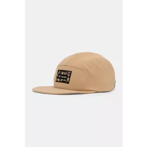 Columbia șapcă culoarea bej, cu imprimeu, 2120431 imagine