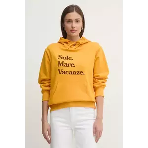 Drivemebikini bluza Sole Mare Flock femei, cu glugă, cu imprimeu, 2024-DMBS-026-YB imagine