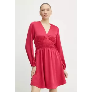 BOSS Orange rochie culoarea roz, mini, evazată, 50542146 imagine