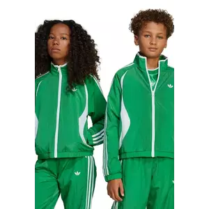 adidas Originals geaca copii culoarea verde, JC9110 imagine