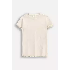 Coccodrillo tricou copii culoarea bej, EVERYDAY GIRL imagine