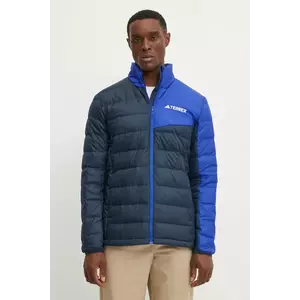 adidas TERREX geacă sport din puf Multi culoarea albastru marin, de tranzitie, JD8397 imagine