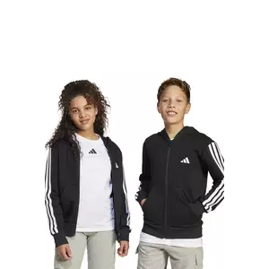 adidas bluza copii culoarea negru, cu glugă, modelator, JD6494 imagine