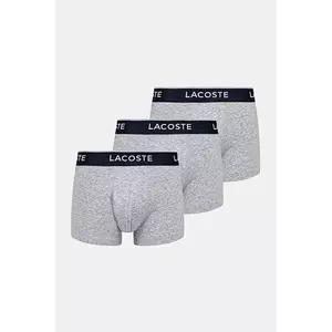 Lacoste boxeri 3-pack barbati, culoarea gri, 5H1300 imagine