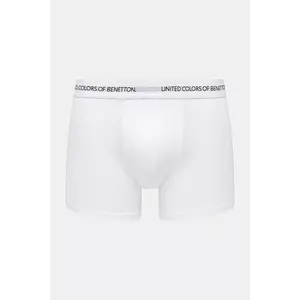 United Colors of Benetton boxeri barbati, culoarea alb imagine