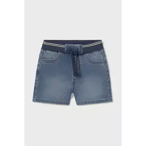 Mayoral pantaloni scurti din denim pentru copii soft denim jogger talie reglabila, 1248 imagine