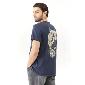 Medicine tricou din bumbac barbati, culoarea albastru marin, cu imprimeu imagine