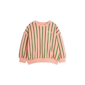 Mini Rodini hanorac de bumbac pentru copii culoarea portocaliu, modelator, 2522014228 imagine