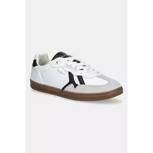 Pepe Jeans sneakers BALL CLASS M culoarea alb, PMS00042 imagine