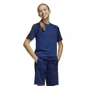 adidas tricou copii culoarea albastru marin, JC8035 imagine