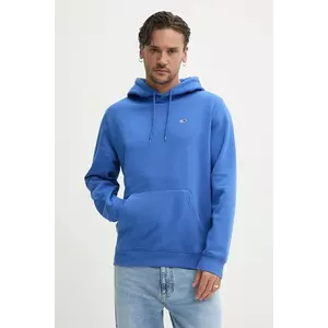 Tommy Jeans bluza barbati, culoarea violet, cu glugă, neted, DM0DM20742 imagine