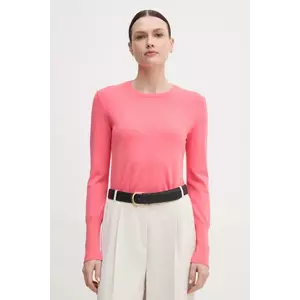 United Colors of Benetton pulover femei, culoarea roz, light, 104HD10CB imagine