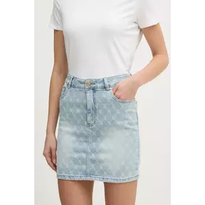 Gaudi fusta jeans mini, creion, 511BD76001 imagine