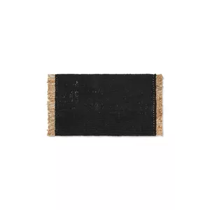 ferm LIVING covor Block Mat culoarea negru imagine