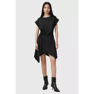 AllSaints rochie RIKO culoarea negru, mini, dreaptă, W019DC imagine