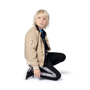 Karl Lagerfeld pantaloni copii culoarea negru, cu imprimeu, Z30418 imagine