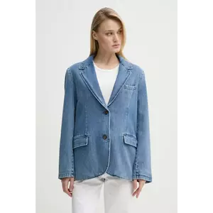 Levi's jacheta denim STELLA RELAXED BLAZER un singur rand de nasturi, neted, 001FX imagine