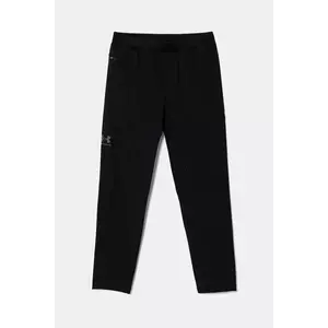 Under Armour pantaloni de trening pentru copii Unstoppable Tapered Pant culoarea negru, neted, 1373752 imagine