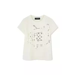Karl Lagerfeld tricou copii culoarea bej, Z30447 imagine