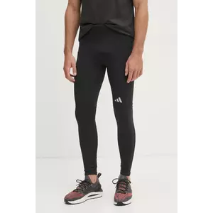 adidas Performance colanti Run It barbati, culoarea negru, neted, JY4615 imagine