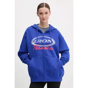 Under Armour bluza Project Rock femei, cu glugă, cu imprimeu, 1389701 imagine