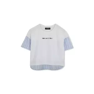 Karl Lagerfeld tricou de bumbac pentru copii Z30493 imagine