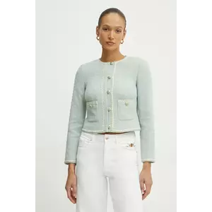 Luisa Spagnoli sacou culoarea verde, un singur rand de nasturi, 541684 imagine