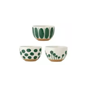 Bloomingville set de boluri Linora 3-pack culoarea verde imagine