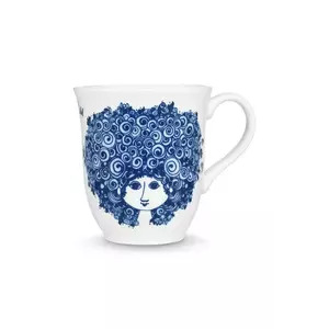 Bjørn Wiinblad ceasca Rosalinde 350 ml culoarea albastru marin imagine