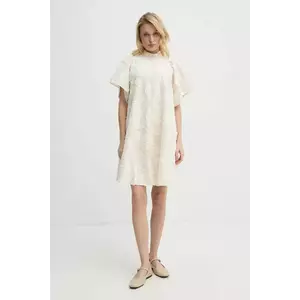 Bruuns Bazaar rochie culoarea bej, mini, evazată, BBW4582 imagine