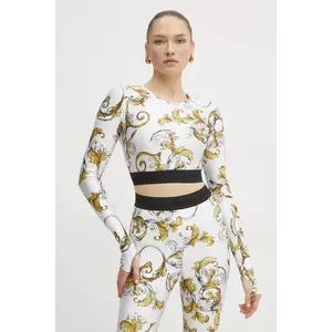 Versace Jeans Couture longsleeve culoarea alb, 78HAH218 JS470 imagine