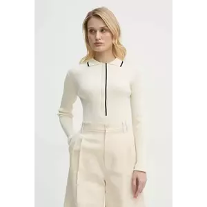 Bruuns Bazaar pulover femei, culoarea bej, light, BBW3653 imagine