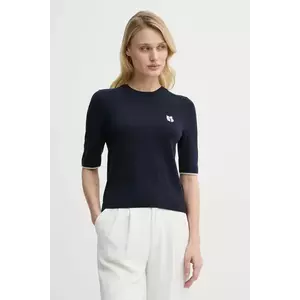 BA&SH pulover de lana JUMPER femei, culoarea albastru marin, light, 1E25BREN imagine