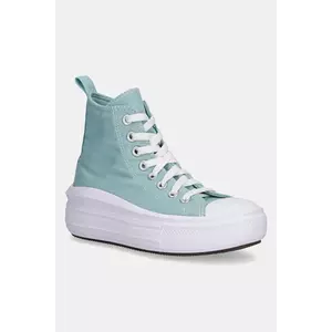 Converse tenisi copii Chuck Taylor All Star Move culoarea turcoaz, A10703C imagine