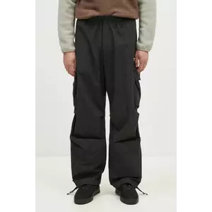 Lacoste pantaloni bărbați, culoarea negru, drept, XH2930 imagine