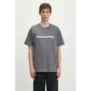 thisisneverthat tricou T-Logo Tee barbati, culoarea gri, cu imprimeu, TN243TTSST01 imagine