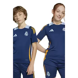 adidas Performance tricou copii REAL culoarea albastru marin, JE4197 imagine