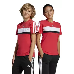 adidas tricou de bumbac pentru copii culoarea rosu, JI6213 imagine