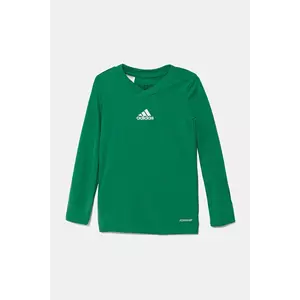 adidas Performance longsleeve copii culoarea verde, cu imprimeu, GN7515 imagine