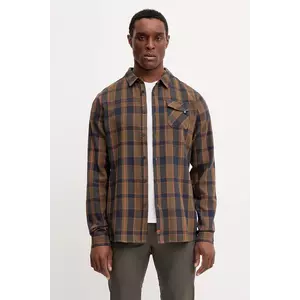 Viking camasa Shamrock Bamboo barbati, culoarea verde, cu guler clasic, regular, 500/25/1313 imagine